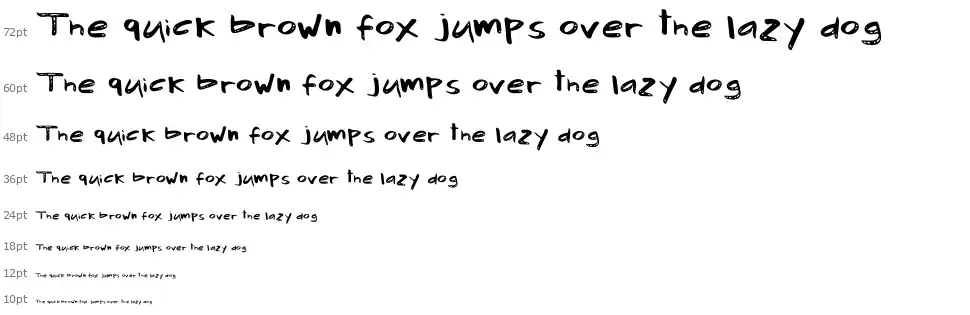 Mix Motleyfont waterfall