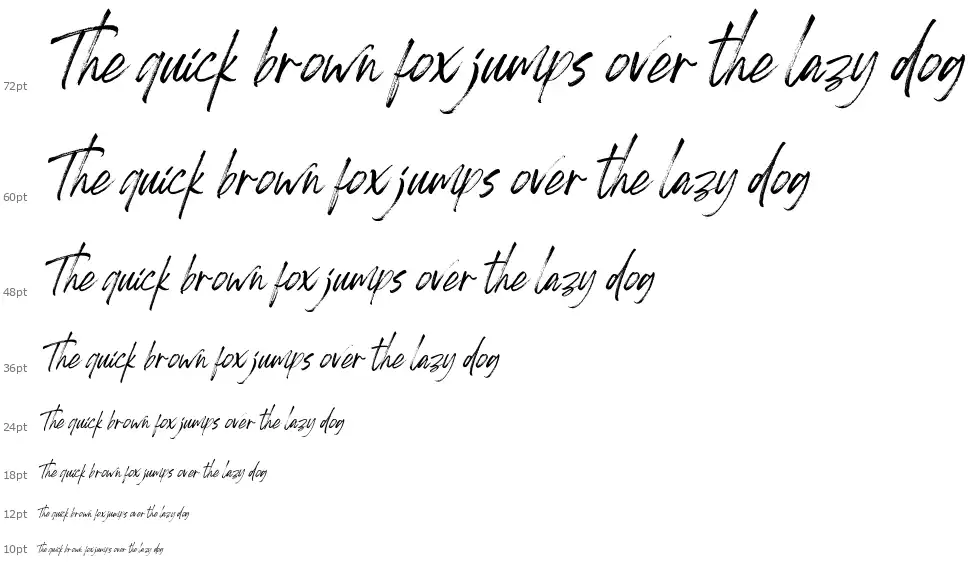 Monday Vacationfont waterfall