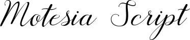Motesia Script