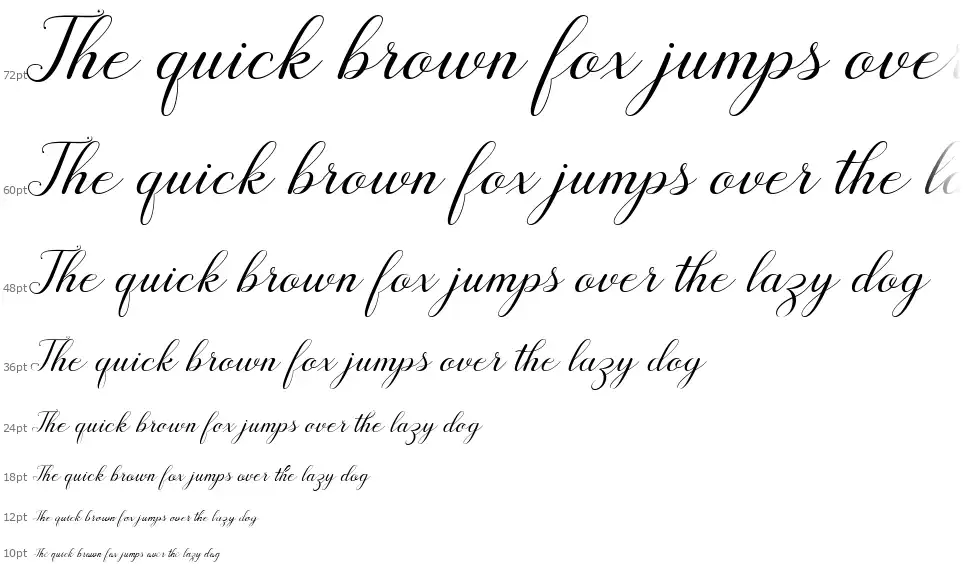 Motesia Scriptfont waterfall