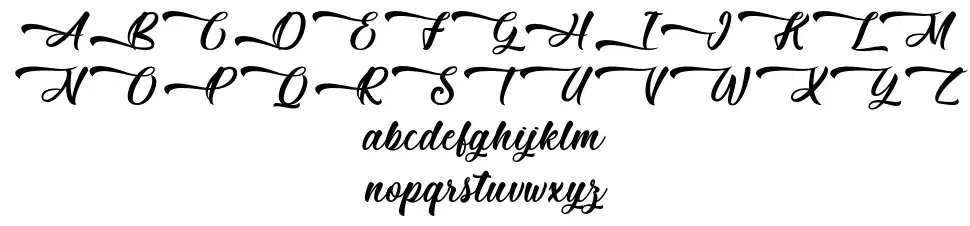 Mother Batikfont specimens