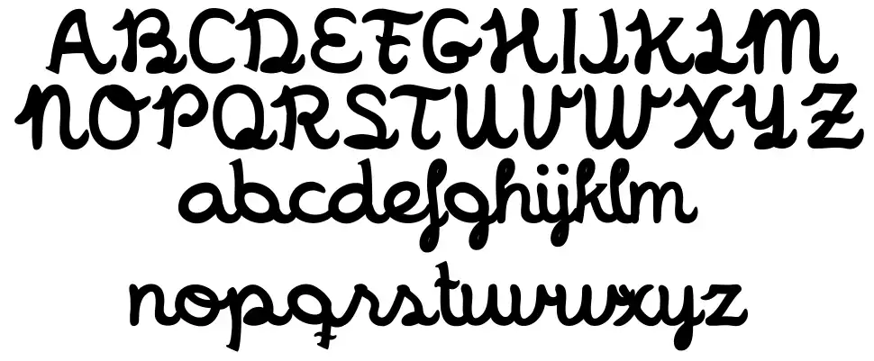 Mrs Chocolatfont specimens