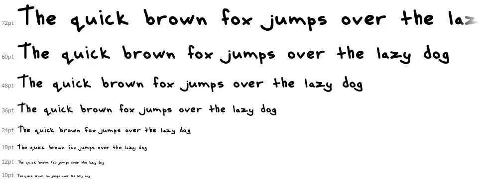 MTF Messyfont waterfall