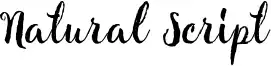 Natural Script