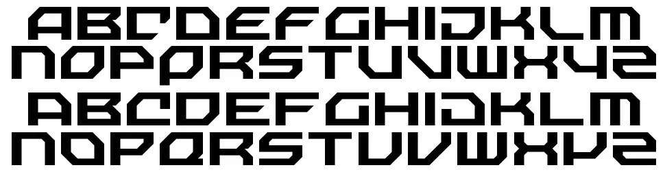 Nechao Sharpfont specimens
