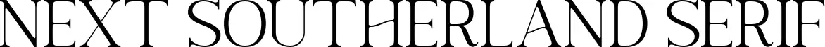 Next Southerland Serif
