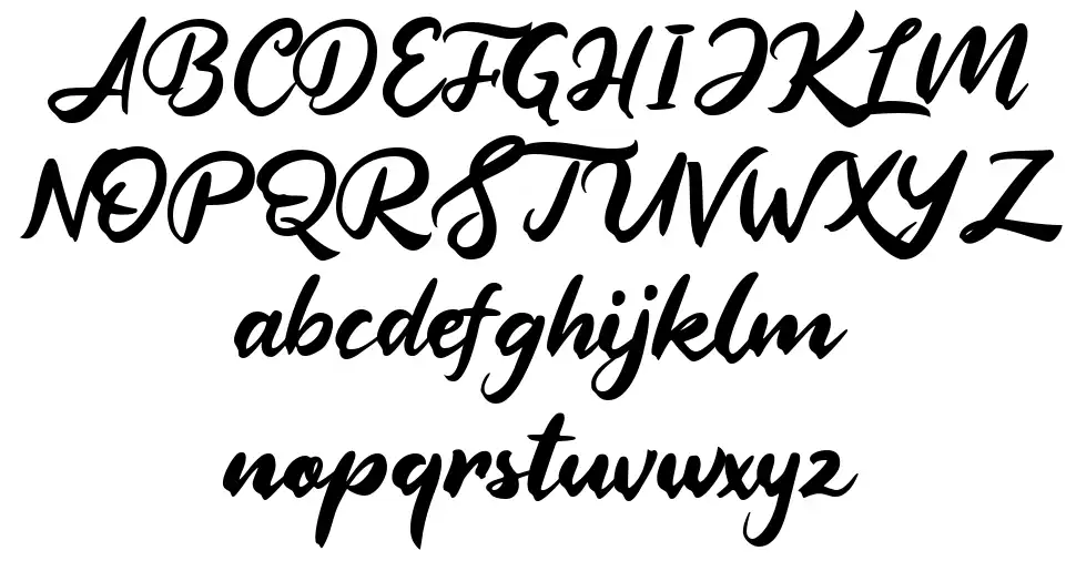 Nightlandfont specimens