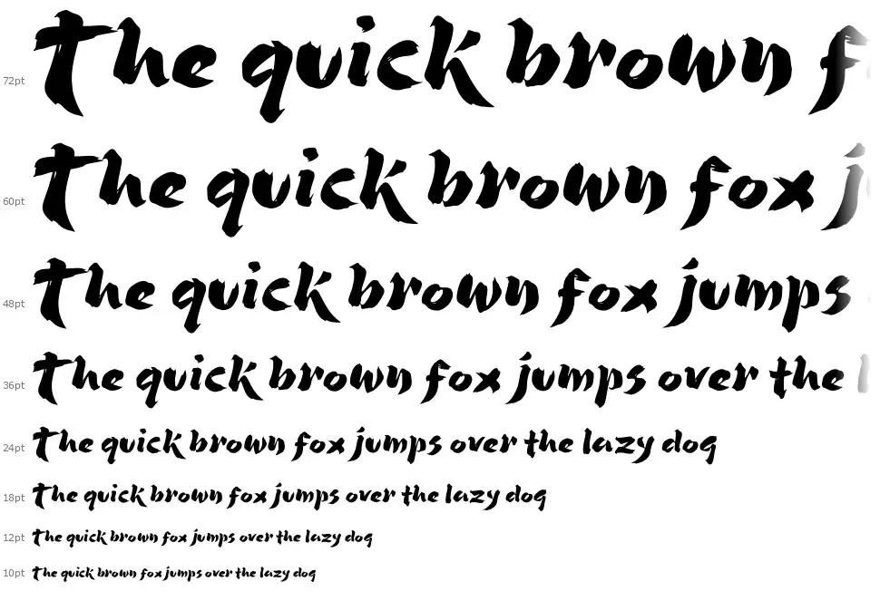 Ninja Kagefont waterfall