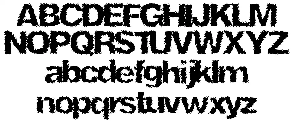 Ninja Turtlefont specimens