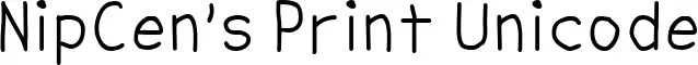 NipCen's Print Unicode