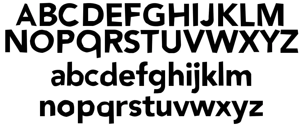 No Way Backfont specimens