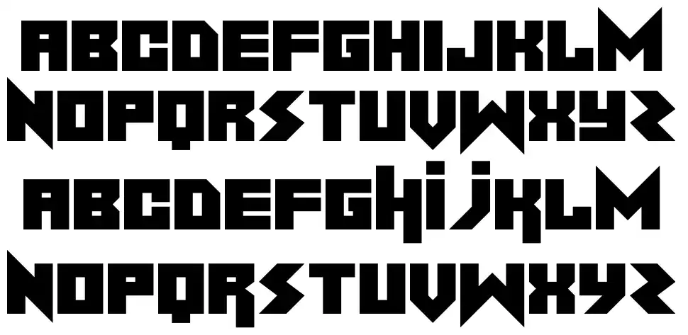 Noise Machinefont specimens