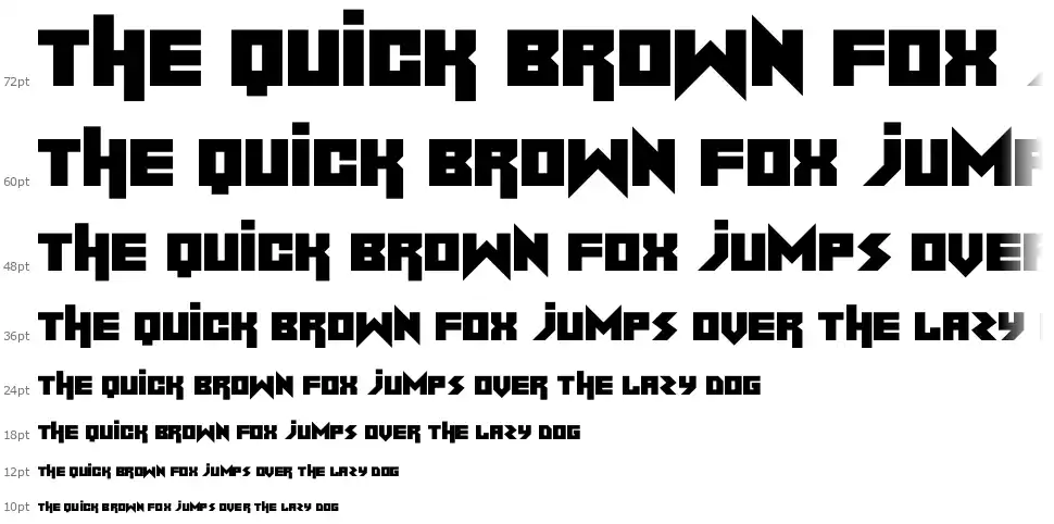 Noise Machinefont waterfall