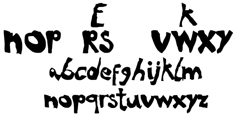 NoRulesfont specimens