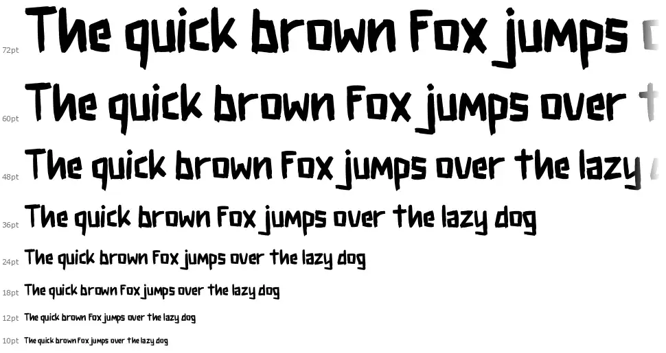 Notha Fokal Cascata Notha Fokalfont waterfall