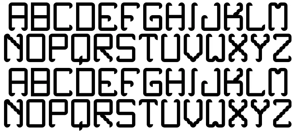 Noxtrey Auf TFBfont specimens