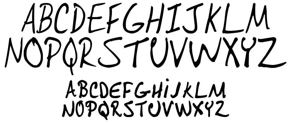 Ohdeesee'sfont specimens