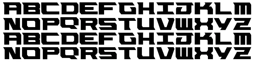OKCfont specimens