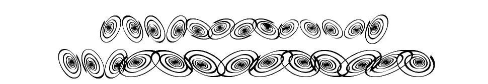 Omega Swirlsfont specimens