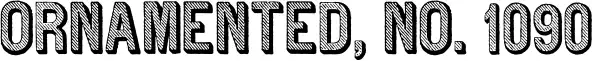 Ornamented, No. 1090