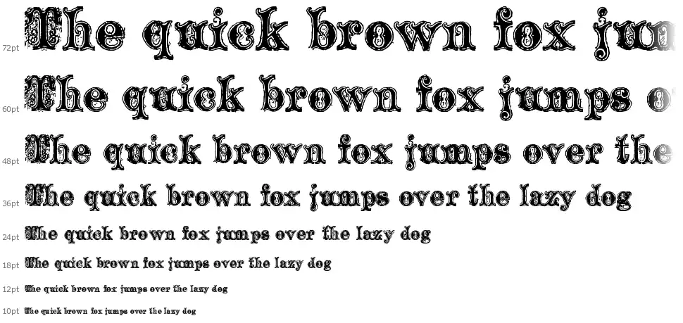 Ornamented, No. 1539 Cascata Ornamented, No. 1539font waterfall