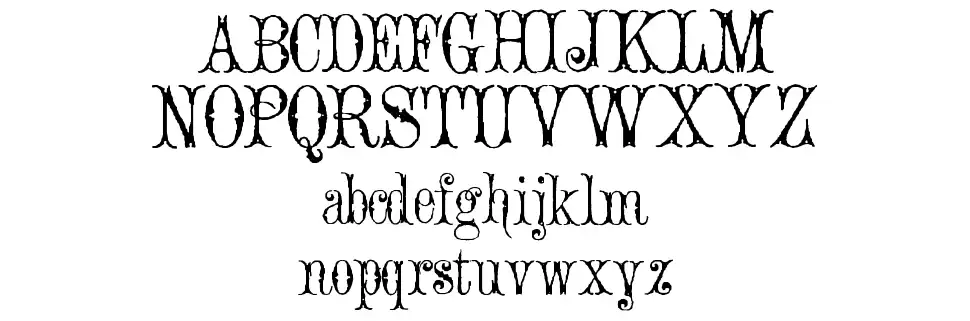 Ornamented, No. 1545font specimens