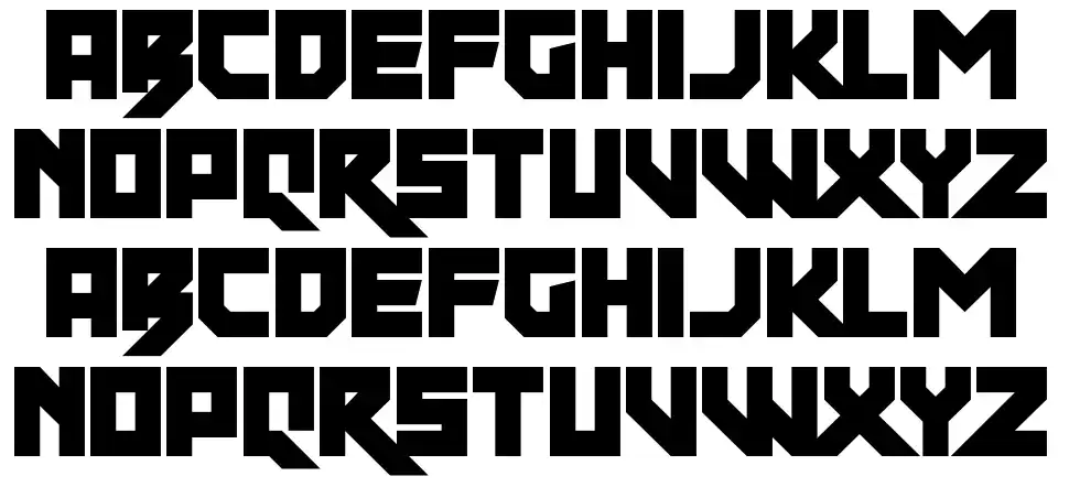 Our Friend Electricfont specimens
