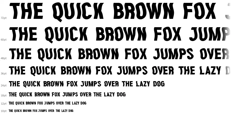 Overwavefont waterfall