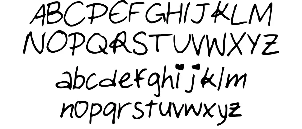 Paper Girlfont specimens
