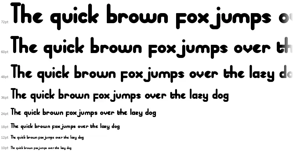 Perky Dreamfont waterfall