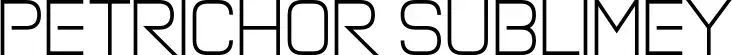 Petrichor Sublimey
