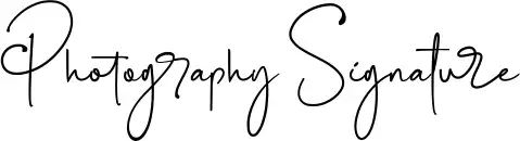 Photography Signature