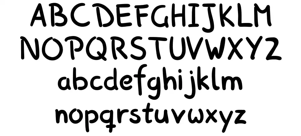 Picas Proper Handfont specimens
