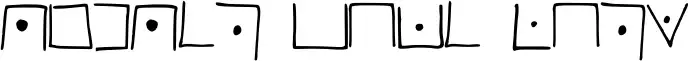 PigPen Code Font