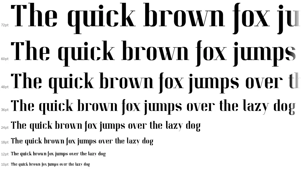 Pitch Displayfont waterfall
