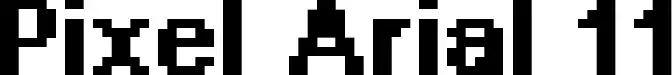 Pixel Arial 11