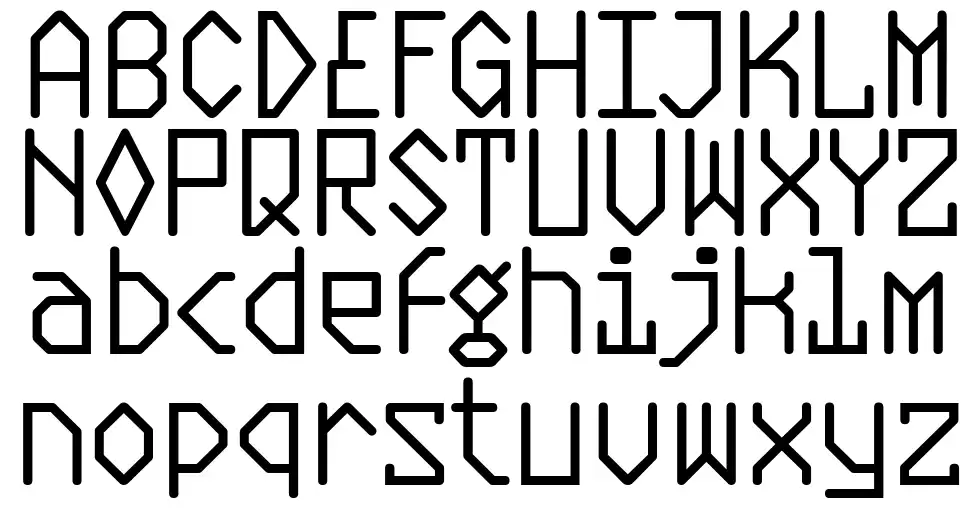 Plasmaticfont specimens