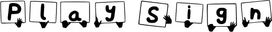 Play Sign