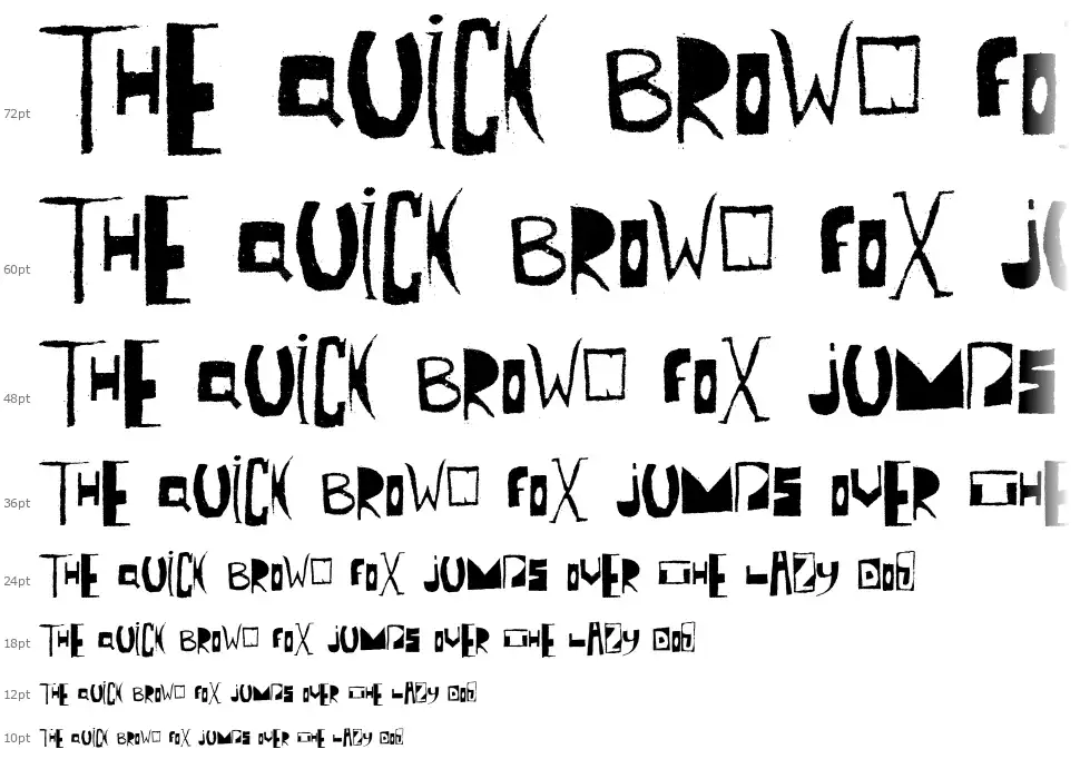 Polish Posterisationfont waterfall