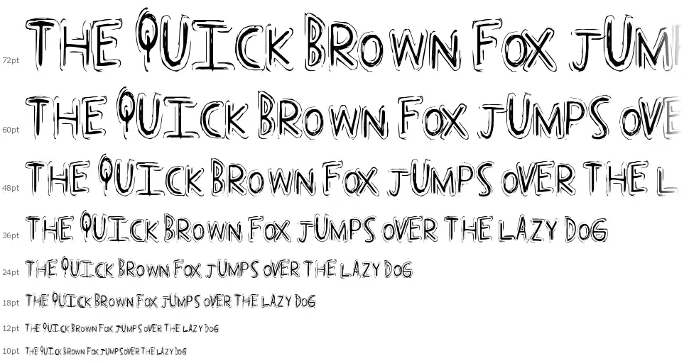 PopCapfont waterfall