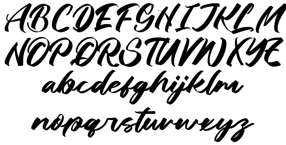 Positano Vintagefont specimens