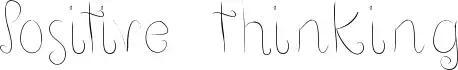 Positive thinking