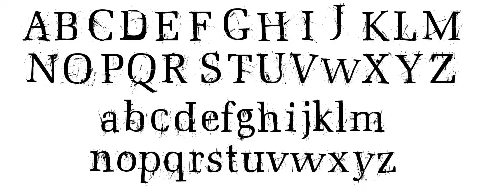 Postnuclearfont specimens