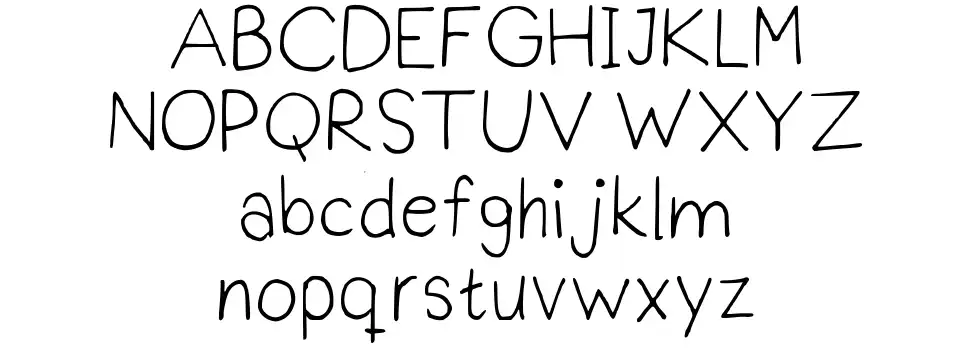 Prakti Scriptfont specimens