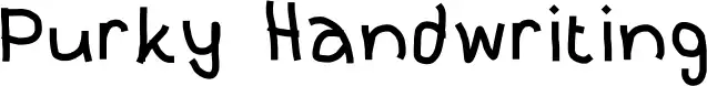 Purky Handwriting