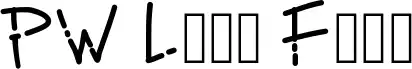 PW Line Font