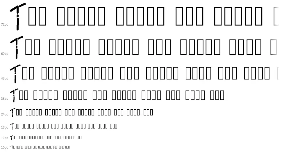 PW Line Fontfont waterfall