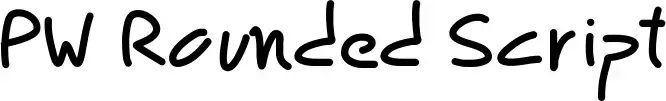 PW Rounded Script