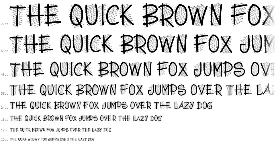 PW Scritchfont waterfall