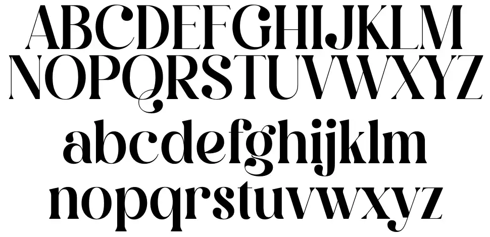 Qalisha Signature Scriptfont specimens